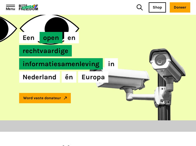 Screenshot van Bits of Freedom