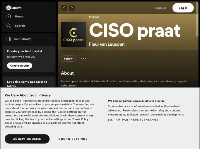 Screenshot van CISO Praat