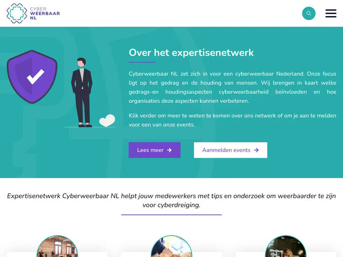 Screenshot van Cyberweerbaar NL