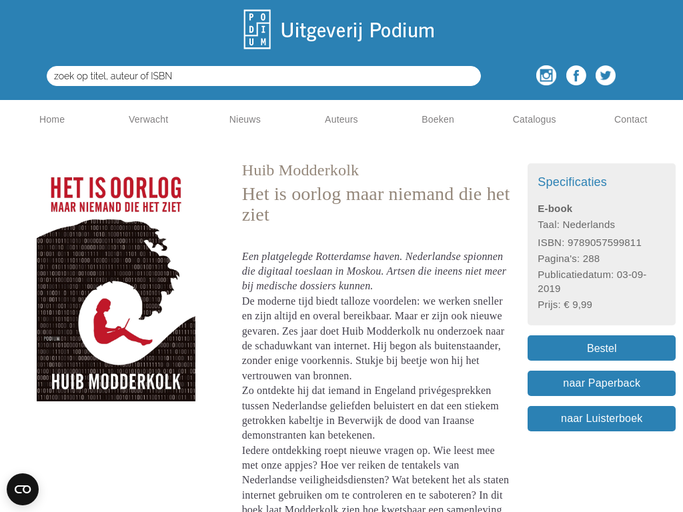 Screenshot van Het is oorlog maar niemand die het ziet