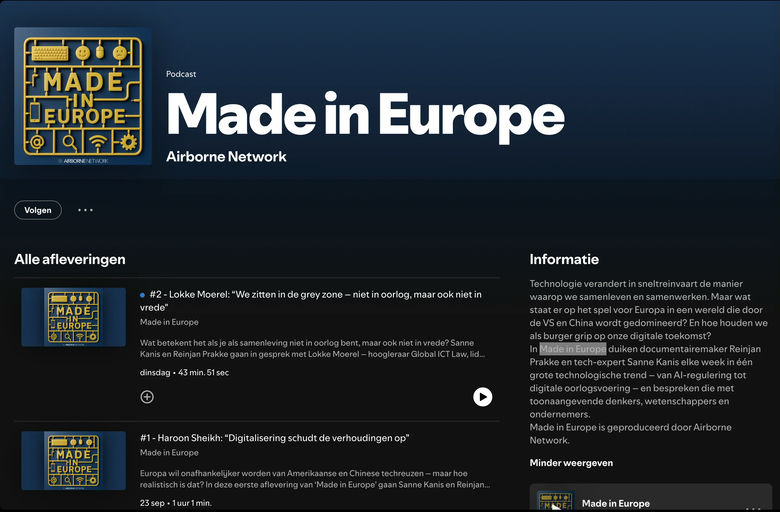 Screenshot van Made in Europe