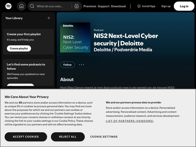 Screenshot van NIS2 Next-Level Cyber security