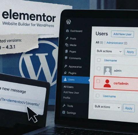 Kritieke CSRF-kwetsbaarheid in Elementor plugin laat overname WordPress-sites toe